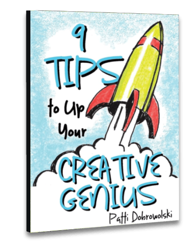 9 Tips to Up Your Creative Genius book mockup